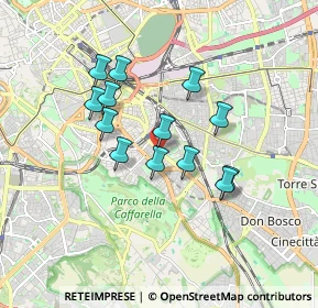 Mappa Via Manlio Capitolino, 00181 Roma RM, Italia (1.51692)