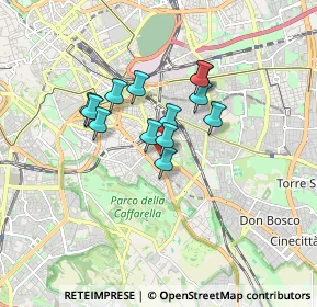 Mappa Via Manlio Capitolino, 00181 Roma RM, Italia (1.28231)