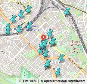 Mappa Via Manlio Capitolino, 00181 Roma RM, Italia (0.5405)