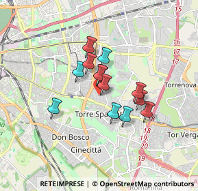 Mappa Via del Grano, 00172 Roma RM, Italia (1.25769)