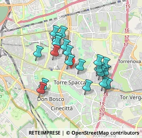 Mappa Via del Grano, 00172 Roma RM, Italia (1.5785)