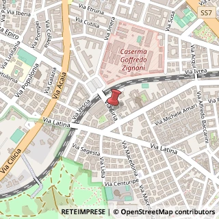 Mappa Via Siria, 24, 00179 Roma, Roma (Lazio)