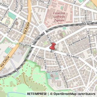 Mappa Via Latina, 94, 00179 Roma, Roma (Lazio)