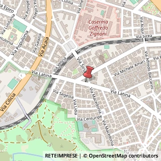 Mappa Via Latina, 61, 00179 Roma, Roma (Lazio)