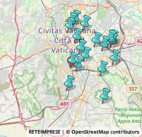 Mappa Via Cino da Pistoia, 00152 Roma RM, Italia (3.615)