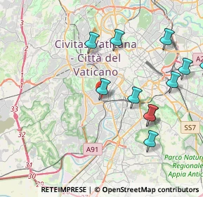 Mappa Via Cino da Pistoia, 00152 Roma RM, Italia (4.71182)