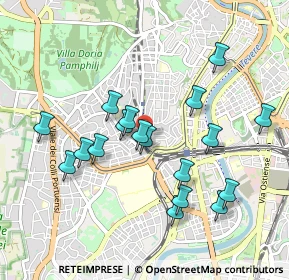 Mappa Via Cino da Pistoia, 00152 Roma RM, Italia (0.96278)