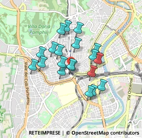 Mappa Via Cino da Pistoia, 00152 Roma RM, Italia (0.7265)