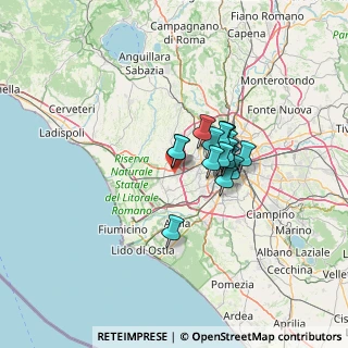 Mappa Piazza Fabrizio Napolitani, 00166 La Massimina-Casal Lumbroso RM, Italia (9.00438)