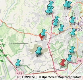 Mappa Piazza Fabrizio Napolitani, 00166 La Massimina-Casal Lumbroso RM, Italia (5.20611)