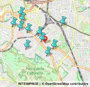 Mappa Via Clelia, 00181 Roma RM, Italia (0.97909)