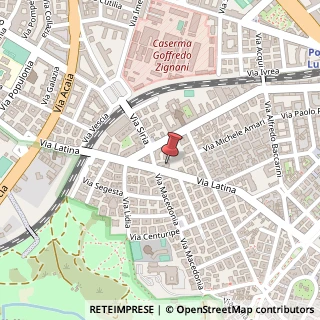 Mappa Via Latina, 67, 00179 Roma, Roma (Lazio)