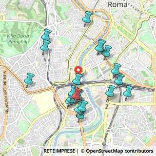 Mappa Via Panfilo Castaldi, 00153 Roma RM, Italia (1.056)