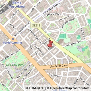 Mappa Via Muzio Scevola, 26/C, 00181 Roma, Roma (Lazio)
