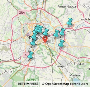 Mappa Via Muzio Scevola, 00181 Roma RM, Italia (5.40364)