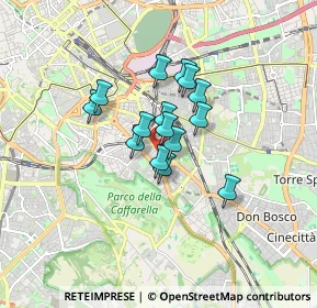 Mappa Via Muzio Scevola, 00181 Roma RM, Italia (1.146)