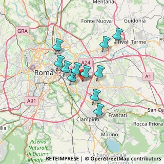 Mappa Via Vincenzo Tineo, 00172 Roma RM, Italia (5.51636)