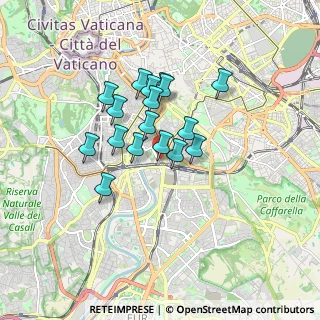 Mappa Via dei Conciatori, 00100 Roma RM, Italia (1.36294)