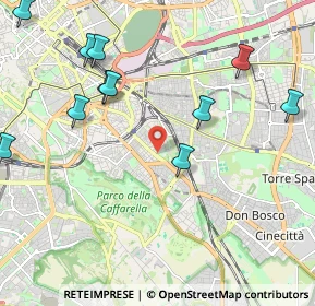 Mappa Via Umbertide, 00181 Roma RM, Italia (2.82417)