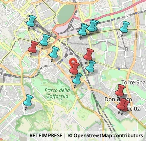 Mappa Via Umbertide, 00181 Roma RM, Italia (2.25333)