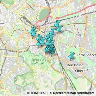 Mappa Via Umbertide, 00181 Roma RM, Italia (0.99444)