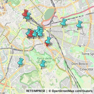 Mappa Via Appia Nuova, 00181 Roma RM, Italia (2.09786)