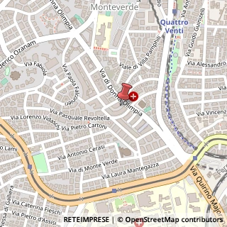 Mappa Via di Donna Olimpia, 228, 00152 Roma, Roma (Lazio)