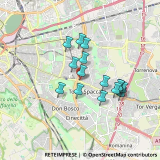 Mappa Via dell'Edera, 00172 Roma RM, Italia (1.62133)