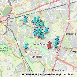 Mappa Via dell'Edera, 00172 Roma RM, Italia (1.37824)