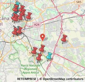 Mappa Casilina, 00172 Roma RM, Italia (5.60389)