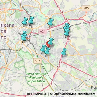 Mappa Casilina, 00172 Roma RM, Italia (3.69333)