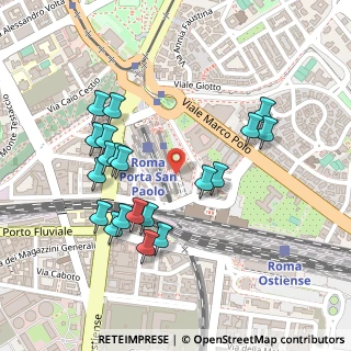 Mappa Stazione Piramide, 00154 Roma RM, Italia (0.2535)