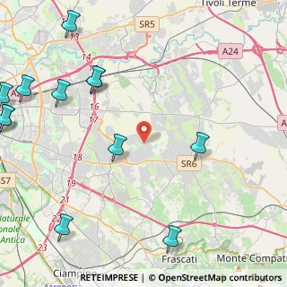 Mappa Via Santa Margherita di Belice, 00133 Roma RM, Italia (6.6925)