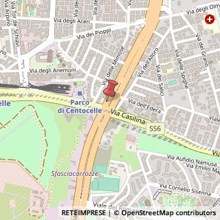 Mappa Viale Palmiro Togliatti,  501, 00172 Roma, Roma (Lazio)