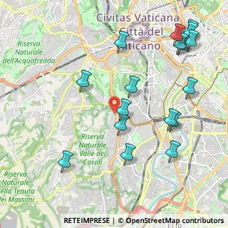 Mappa Via Raineri Maddalena, 00151 Roma RM, Italia (2.61235)
