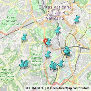 Mappa Via Raineri Maddalena, 00151 Roma RM, Italia (2.34231)