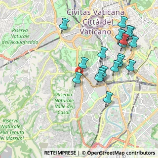Mappa Via Raineri Maddalena, 00151 Roma RM, Italia (2.305)