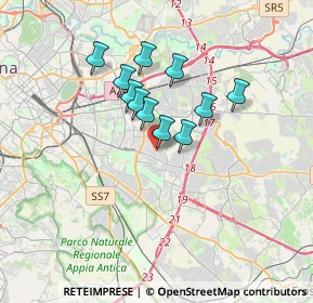 Mappa Via delle Passiflore, 00172 Roma RM, Italia (2.75455)