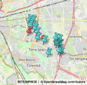 Mappa Via delle Passiflore, 00172 Roma RM, Italia (1.42529)