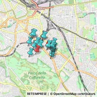 Mappa Via Enea, 00181 Roma RM, Italia (0.4925)