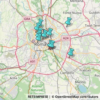 Mappa Via Enea, 00181 Roma RM, Italia (5.515)