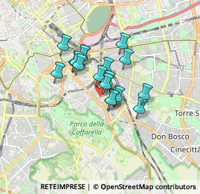 Mappa Via Enea, 00181 Roma RM, Italia (1.225)