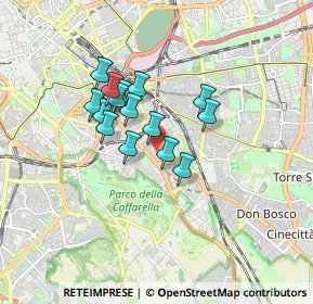 Mappa Via Enea, 00181 Roma RM, Italia (1.34563)