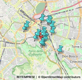 Mappa Via Enea, 00181 Roma RM, Italia (1.152)