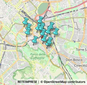 Mappa Via Enea, 00181 Roma RM, Italia (1.09063)