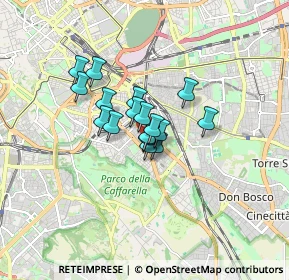 Mappa Via Enea, 00181 Roma RM, Italia (1.04059)