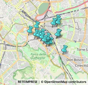 Mappa Via Enea, 00181 Roma RM, Italia (1.05813)