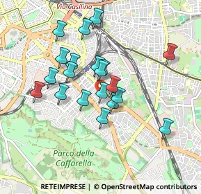 Mappa Via Enea, 00181 Roma RM, Italia (0.816)