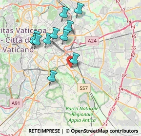 Mappa Via Enea, 00181 Roma RM, Italia (3.95455)