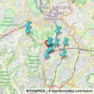Mappa Via Circonvallazione Gianicolense, 00151 Roma RM, Italia (1.22455)